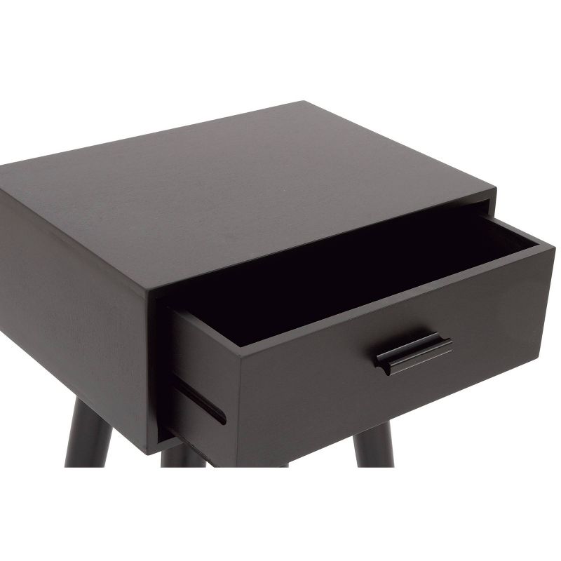 Modern Drawer Wooden Accent Table Black - Olivia &#38; May, 4 of 7