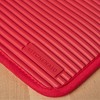 Kitchenaid 2pk Silicone Ribbed Pot Holders Black : Target