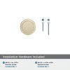 Amerock Exceed Cabinet or Furniture Knob, 1-1/2 inch (38mm) Diameter - 3 of 4
