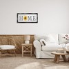 Stupell Industries Rustic Home Text with Sunflower Floating Frame Canvas Art, Black, 25" x 11" - 3 of 4