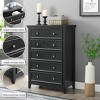 KWPZQEB 5-Drawer Dresser, Wood Storage Tower for Bedroom, Hallway, Entryway, Closet, Modern Dresser Organizer Unit, Easy Pull Handle - 4 of 4