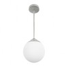 Hunter Fans 7.9" Hepburn Ceiling Light Brushed Nickel Modern Pendant with White Globe - 4 of 4