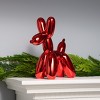 11" Red Ballon Dog Figurine - National Tree Company - image 2 of 4