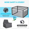 JOEJOY Deluxe Dog Booster Seat with Sturdy Metal Frame and Safety Leash for Small Pets - Portable Puppy Dog Car Seat - 3 of 4
