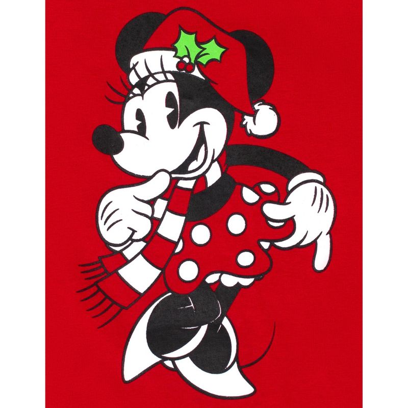 Disney Minnie Mouse Valentines Day St. Patrick's July 4th Halloween Christmas Girls T-Shirt Toddler, 3 of 6