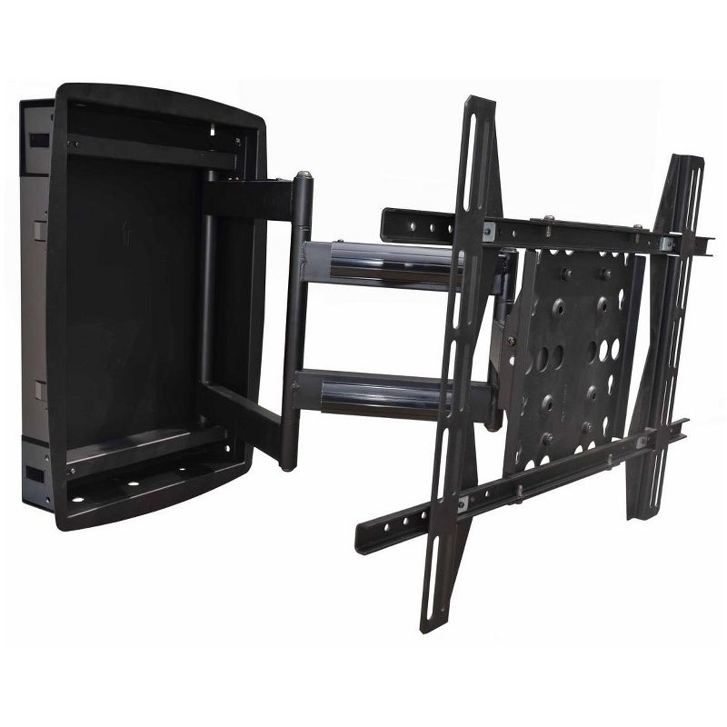 Monoprice Recessed Full-Motion Articulating TV Wall Mount Bracket For TVs 42in to 63in | Max Weight 200lbs, VESA Patterns Up to 800x500, 2 of 5