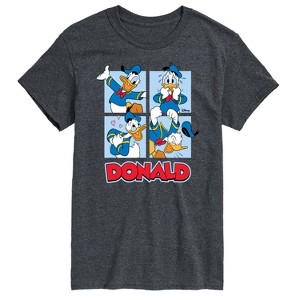 Men's - Disney - Donald Duck Grid Short Sleeve Graphic T-Shirt - 1 of 4