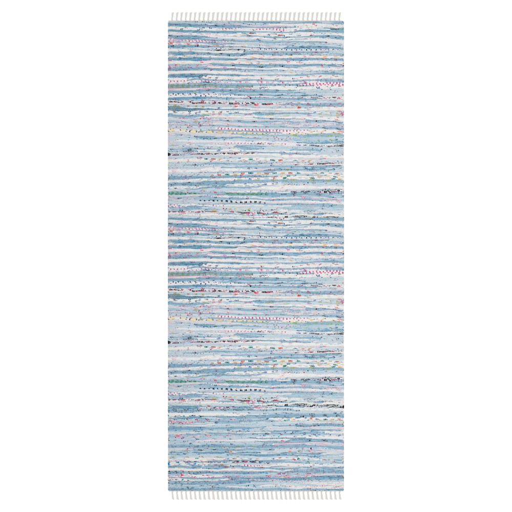 Ipswich Runner - Light Blue/Multi (2'3inx7' ) - Safavieh