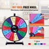 VEVOR 18 inch Spinning Prize Wheel, 14 Slots Tabletop Spinner, Heavy Duty Roulette Wheel with a Dry Erase and 2 Markers, Black - 3 of 4