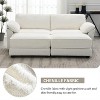 CIPACHO Free Combination Modular Convertible Sectional Sofa Bed Set, 4 Seat Upholstered Sleeper Corner Couch, Deep-Seat Loveseat with Ottoman,Colors - 3 of 4