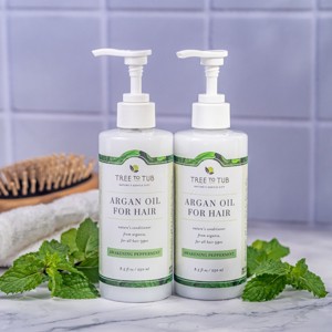 Tree To Tub Hydrating Argan Oil Conditioner for Dry or Oily Hair & Sensitive Scalp - Moisturizing Conditioner for Women & Men (Pack of 2) - 1 of 4