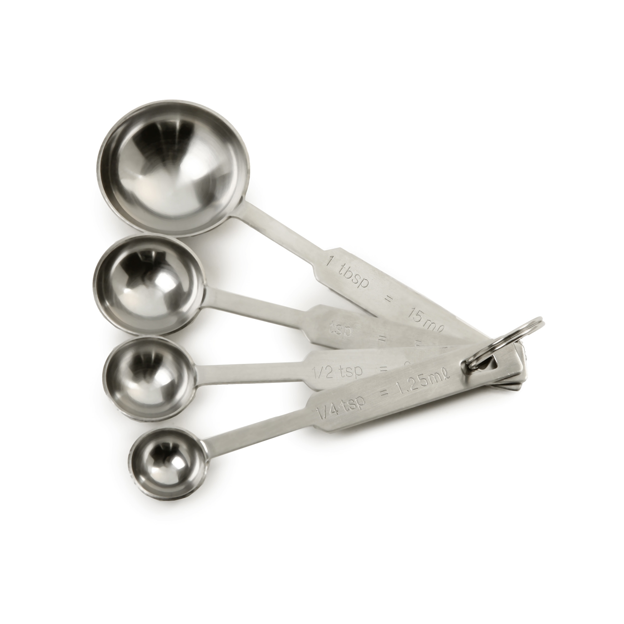 Norpro Stainless Steel Measuring Spoons, 4-Piece Set with Metric Equivalents
