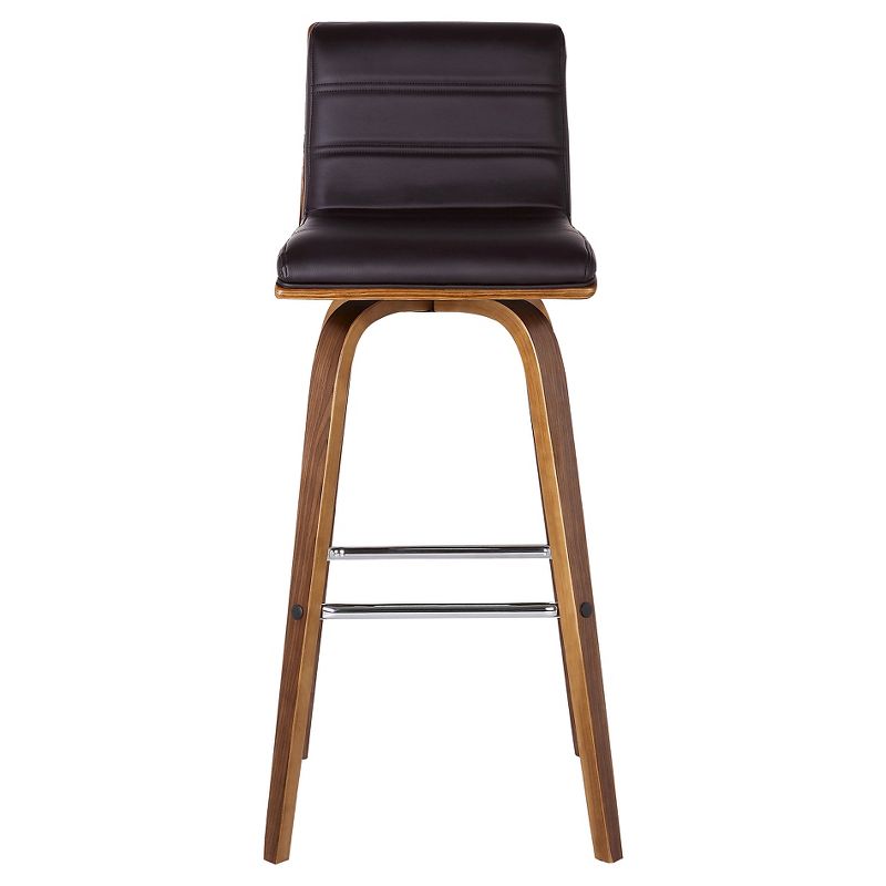 30" Vienna Faux Leather Barstool - Armen Living, 4 of 8