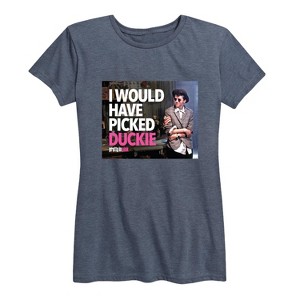 Women's - Pretty in Pink - Duckie and Blane Short Sleeve Graphic T-Shirt - 1 of 4
