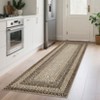 Coucheta Washable Boho Area Rug, Stain-Resistant Low Pile Carpet with Rubber Backing&Braided Border for Living Room, Bedroom, Office, Multiple Sizes - 2 of 4