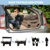 Lirago 7" Collapsible Baby Stroller Wagon 480Lbs with Canopy Mosquito Net All Terrain Wheels Adjustable Handle Black - 4 of 4