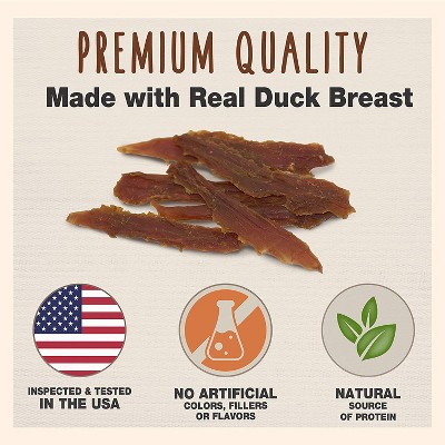 Cadet Premium Gourmet Breast Dog Treats Duck, 2.5 Pound Value Pack