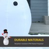 8’ Christmas Inflatables Outdoor Decorations Snowman, Blow-Up Yard Christmas Decor with LED Lights Display - 4 of 4
