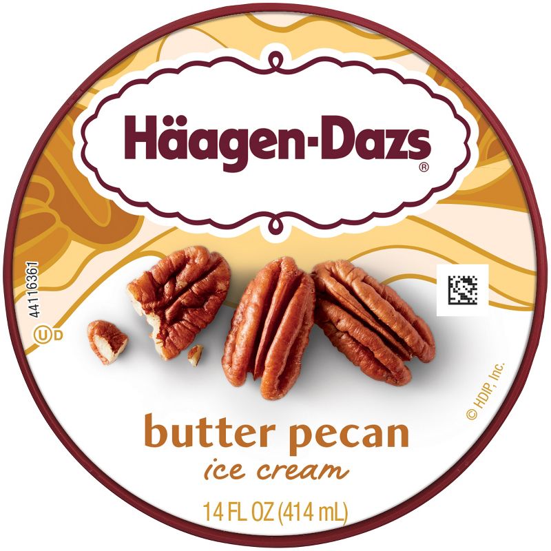 Haagen Dazs Butter Pecan Ice Cream - 14oz, 5 of 7