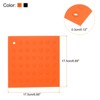 Unique Bargains Heat Resistant Silicone Trivets Pads for Kitchen 4 Pcs - 2 of 4