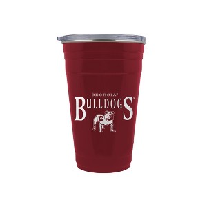 NCAA Georgia Bulldogs Tailgater Tumbler - 22oz: Stainless Steel, Acrylic Lid - 1 of 2