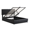 NicBex Full/Queen Lift Up Storage Bed with LED Lights,Upholstered Bed Frame with Hydraulic Storage System and Charging Station,No Box Spring Needed - 4 of 4