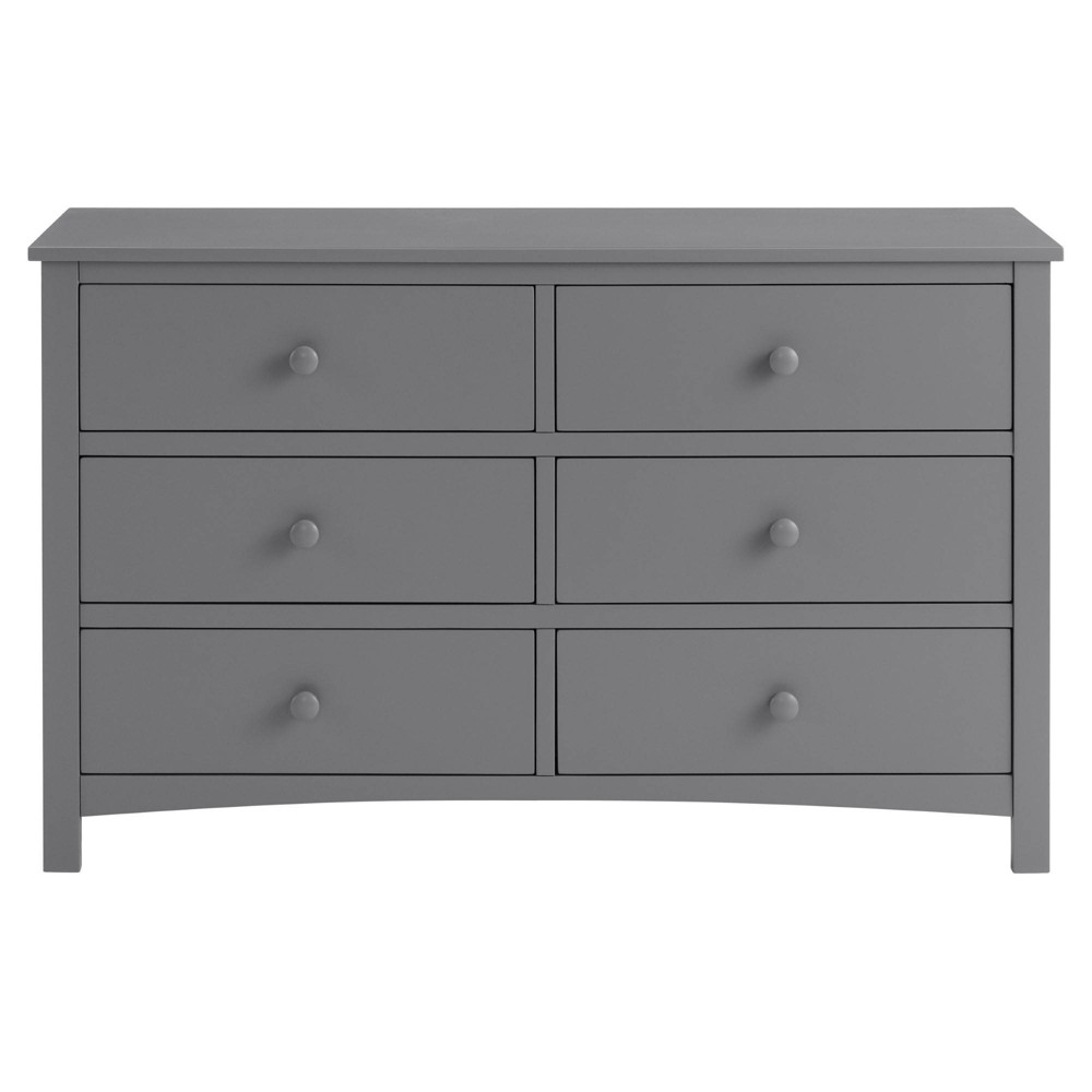 Photos - Changing Table Oxford Baby 6-Drawer Dresser - Dove Gray
