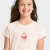Girls' Short Sleeve Graphic T-Shirt - Cat & Jack™ - 2 of 4
