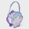 Toddler Girls' Shell Confetti Handbag - Cat & Jack™ Purple - 2 of 4