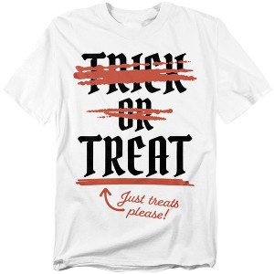 Men's Popfunk Halloween Treats Only Please T-Shirt - 1 of 4