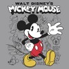 Boy's Disney Mickey Mouse Retro Sketchbook Pull Over Hoodie - 2 of 4