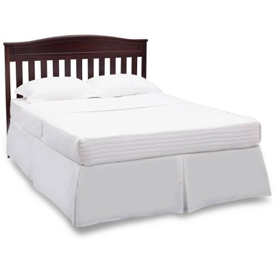 Emery Dark Chocolate 4-in-1 Convertible Crib with Curved Headboard