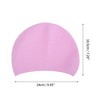Unique Bargains Silicone Waterproof Embossed Swim Cap 1 Pc - 4 of 4