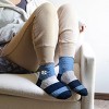 NCAA North Carolina Tar Heels Neapolitan Stride Fuzzy Socks - 3 of 3