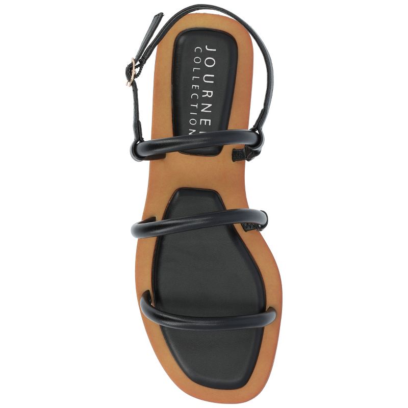 Journee Collection Womens Karrio Tru Comfort Foam Buckle Sling Back Flat Sandals, 5 of 11