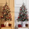 Christmas Tree for Front Door, Christmas Tree with Potted, Xmas Tree with Red Berries, Xmas Tree for Holiday Decor - 4 of 4