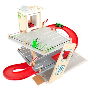 Small foot wooden toys City Garage Playset designed for children ages 3+ years - 1 of 4