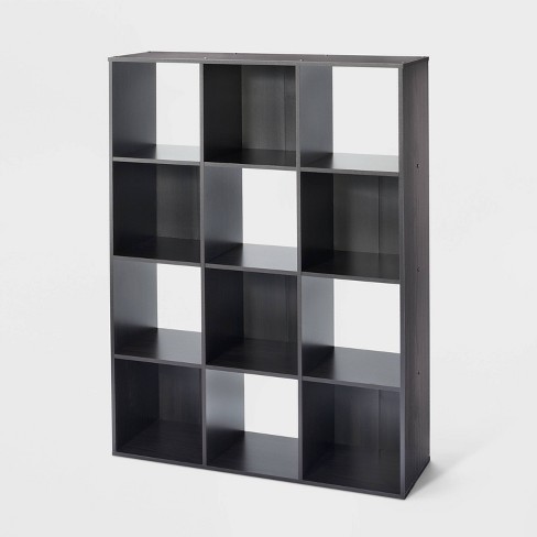 Better Homes & Gardens 5-Cube Vertical Storage Organizer, Solid Black