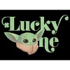 Men's Star Wars: The Mandalorian St. Patrick's Day Grogu Lucky One T-Shirt - 2 of 4