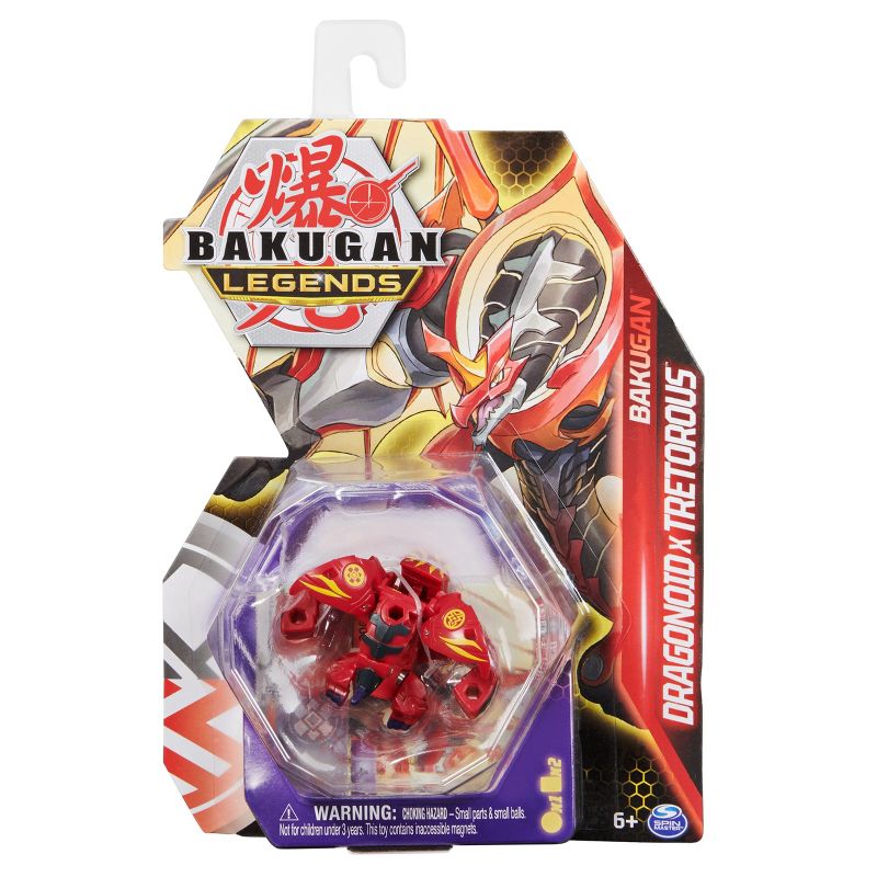 Bakugan Legends Dragonoid X Tretorous (Red), 1 of 8