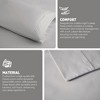 600 Thread Count Cotton Blend Deep Pocket Ultra Soft Fuzzy Sheet Set, Prime Bedding Sets for Bedroom, Cozy Winter Bedding for Luxury Decor Style, Machine Washable Fitted Sheet for Queen / King Size, Xmas Bedding - 3 of 4