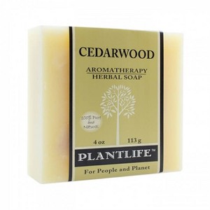 Plantlife Cedarwood Bar Soap - Moisturizing and Soothing Soap for Your Skin - Hand Crafted Using Plant-Based Ingredients - Made in California 4oz Bar - 1 of 2
