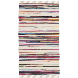 Rag Rug RAR126 Hand Woven Indoor Rugs - Safavieh - 1 of 4