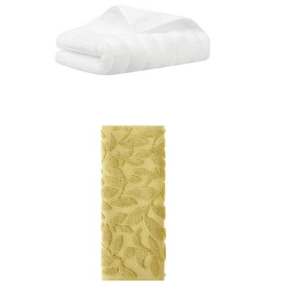 REGALWOVEN Cotton Bathroom Hand Towels for Kitchen Hotel Spa 14" x 30" 2 Pcs
