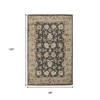 Taupe Tan And Ivory Floral Hand Tufted Area Rug - 3 of 4