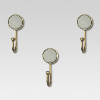 Marble & Gold Hooks set of 3 - Project 62™