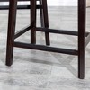 NicBex 24"/32" Bar Stools Set of 2,Counter Height Bar Stools with Nailhead Trim,Bonded Leather Stools for Kitchen Counter & Dining - 4 of 4