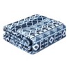 Modern Geometric Area Rug for Living Room, Plush & Soft Faux Wool,Machine Washable Non-Slip Large Carpet - 3 of 4