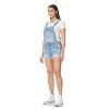 WallFlower Women's Denim Shortalls Juniors - 3 of 3