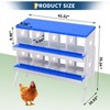 Garvee 8/10-Hole Metal Chicken Nesting Box with Perch, Roll-Away Egg Design, Wall Mount or Freestanding, Heavy-Duty Galvanized Steel - 2 of 4
